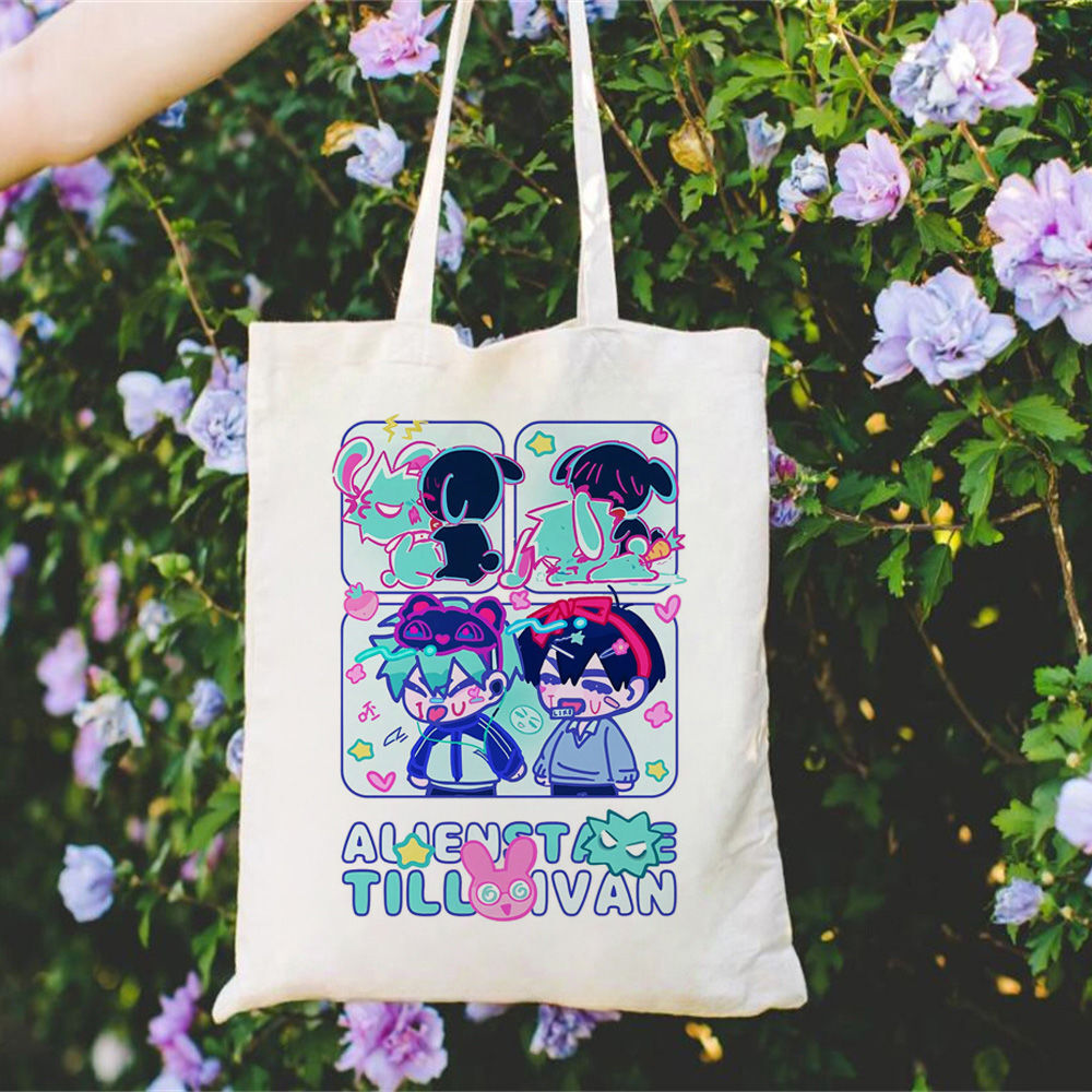 Alien Stage Canvas Tote Bags B - Sustainable Living Is ulasan dan harga