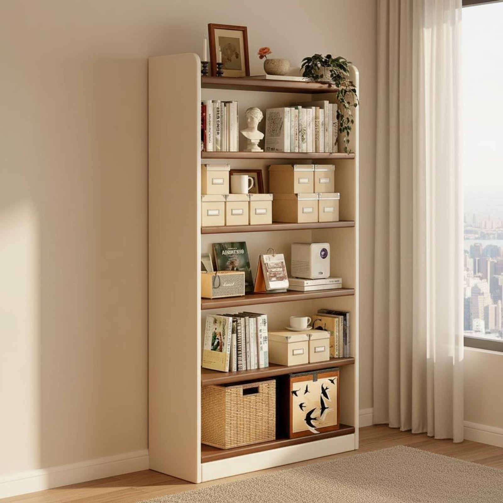 Multi-Tier Book Organizer Larg - Sustainable Living Is ulasan dan harga