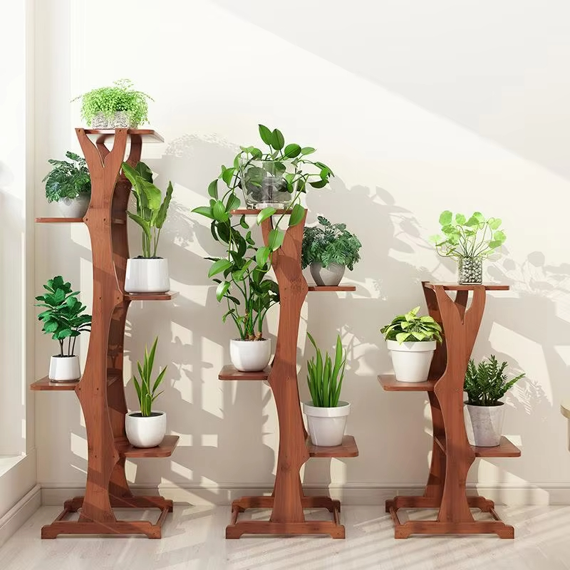 Bamboo Plant Stand Modern Styl - Sustainable Living Is ulasan dan harga