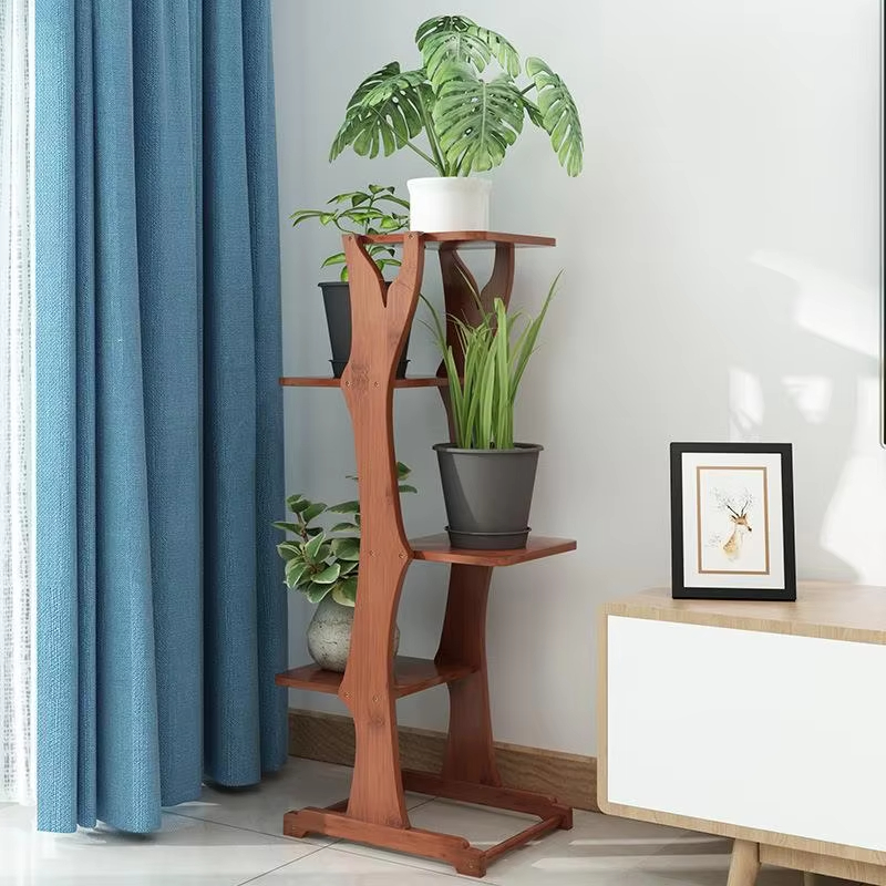 Bamboo Plant Stand Modern Styl - Sustainable Living Is ulasan dan harga